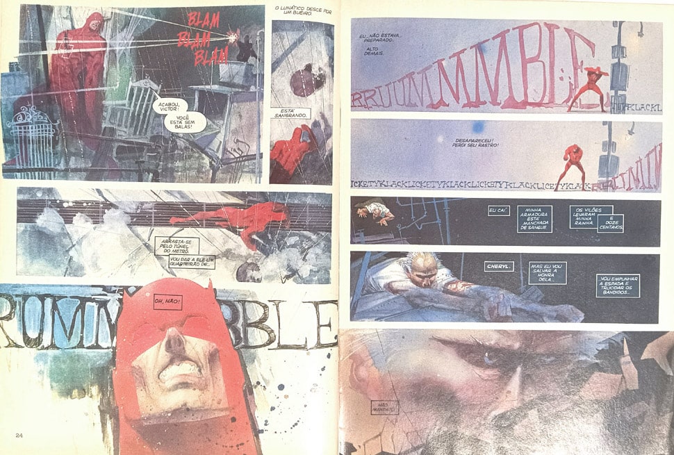 | Casa do Colecionador Graphic Novel n° 2. Demolidor: Amor e guerra. Abril – 1988.