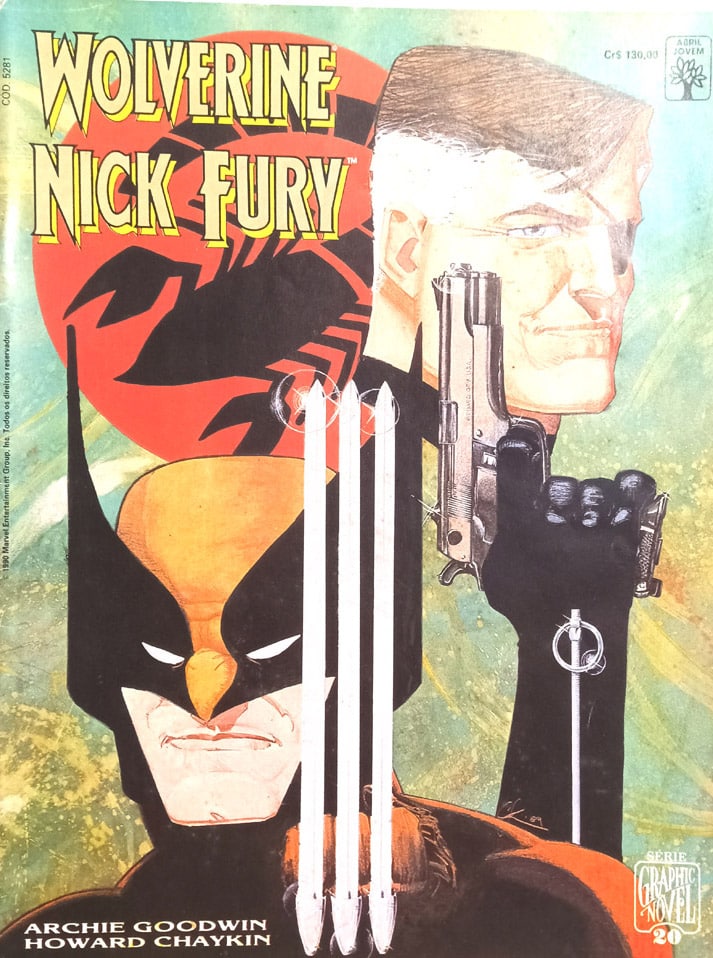 | Casa do Colecionador Graphic Novel N° 20. Wolverine/nick Fury: Conexão Scorpio. Abril - 1990.