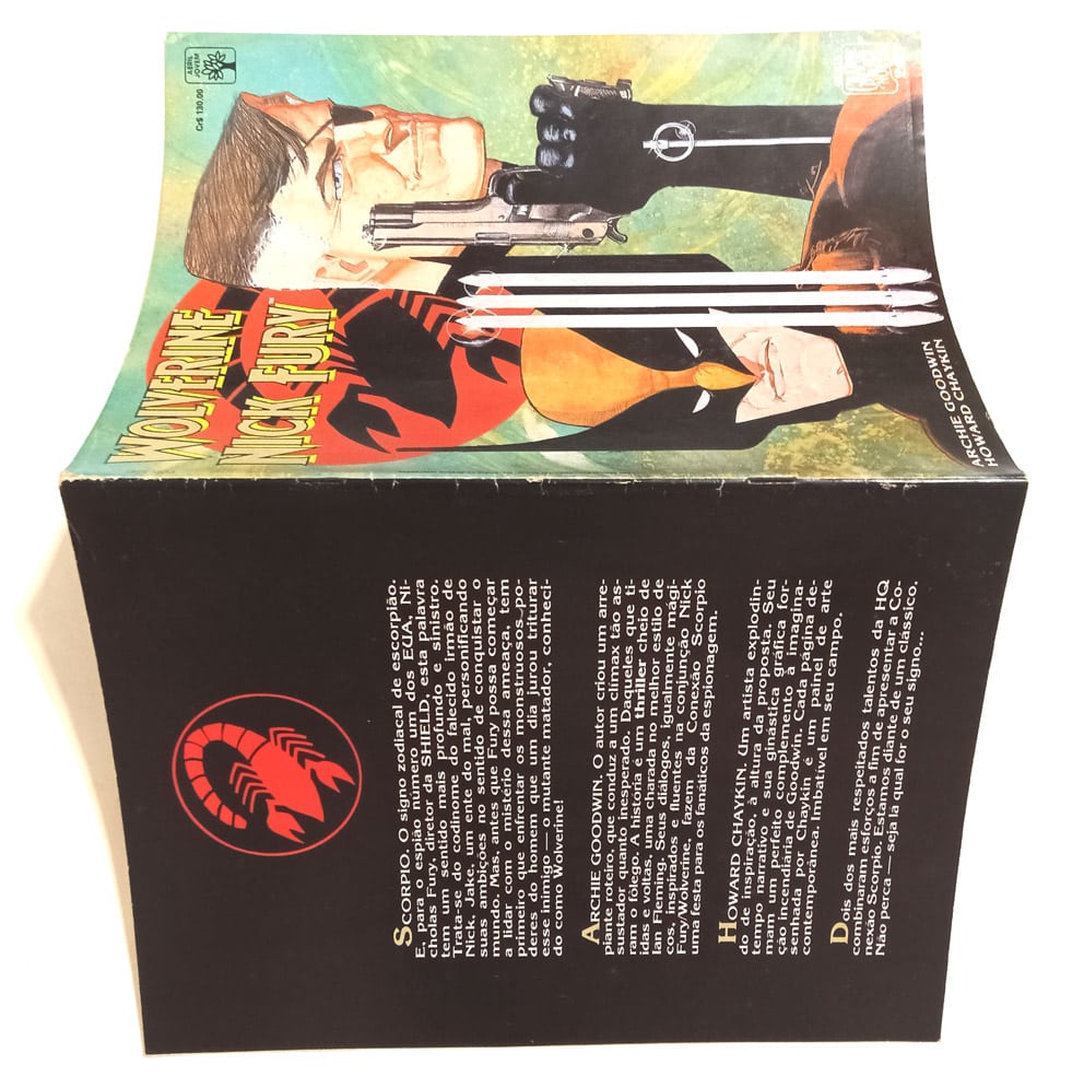 | Casa do Colecionador Graphic Novel N° 20. Wolverine/nick Fury: Conexão Scorpio. Abril - 1990.