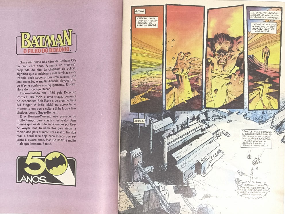 | Casa do Colecionador Graphic Novel n° 7. Batman: O filho do demônio. Abril – 1989.
