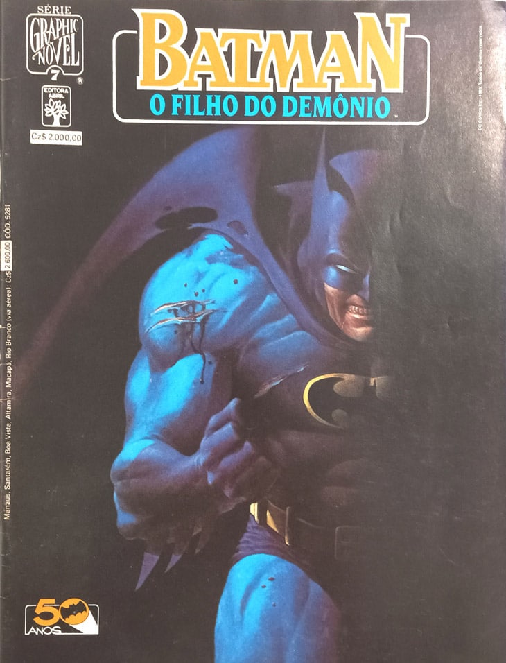 | Casa do Colecionador Graphic Novel n° 7. Batman: O filho do demônio. Abril – 1989.