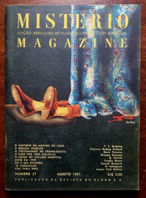 Mistério Magazine Nº 27 — Agosto 1951 | Ellery Queen's Mystery Magazine | Edição Brasileira