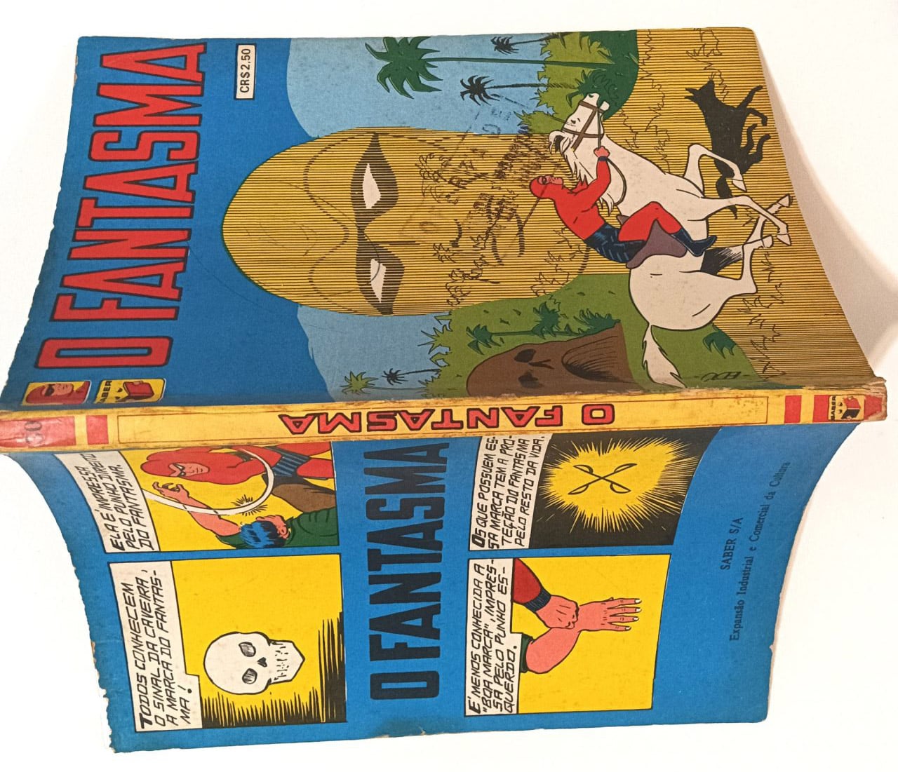| Casa do Colecionador O Fantasma 1ª série #30, (formatinho) Saber 1972. HQ/Gibi antigo