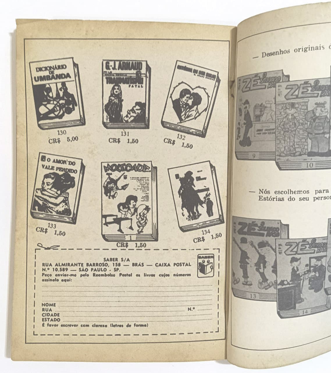 | Casa do Colecionador O Fantasma 1ª série #30, (formatinho) Saber 1972. HQ/Gibi antigo