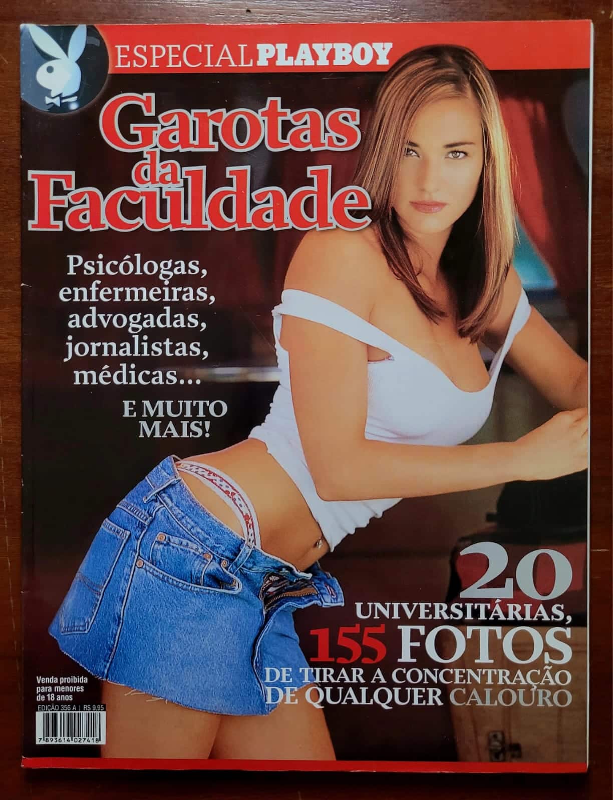 | Casa do Colecionador Playboy Nº 356-A | Março 2005 | Garotas da Faculdade | 20 Universitárias | Edição Especial | Item Escasso