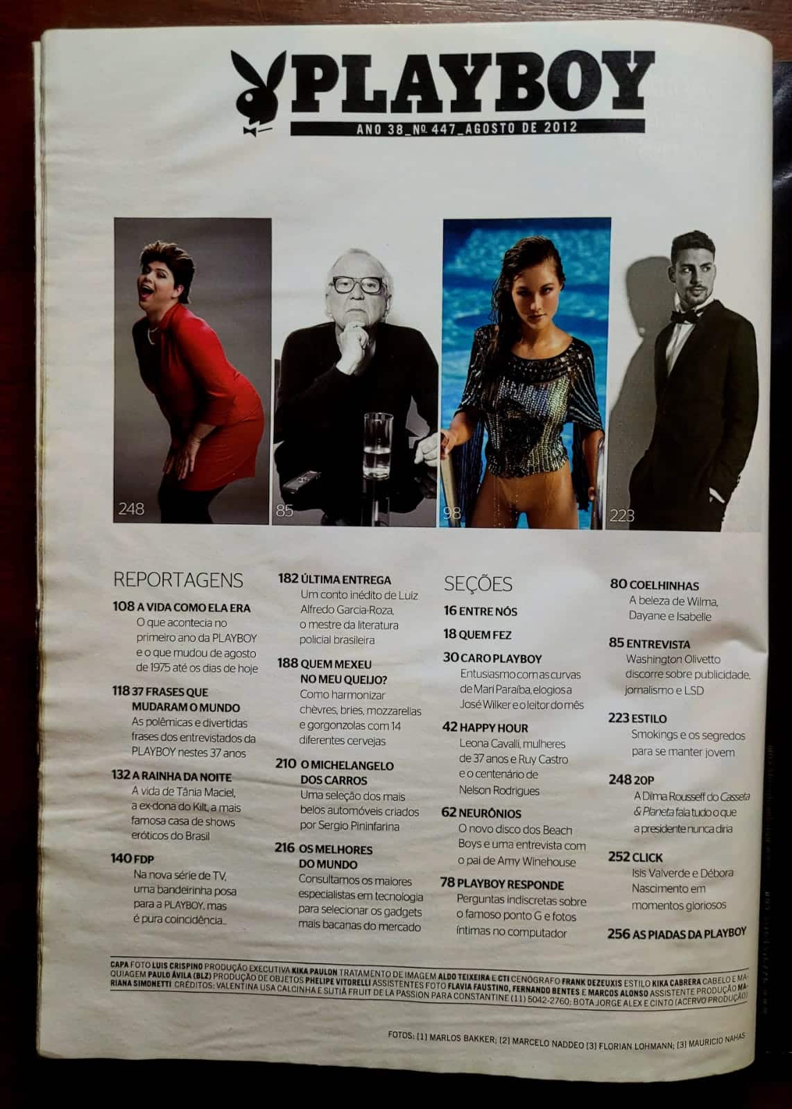 | Casa do Colecionador Playboy Nº 447 | Agosto 2012 | Nathália Rodrigues | Edição Especial de Aniversário 37 Anos