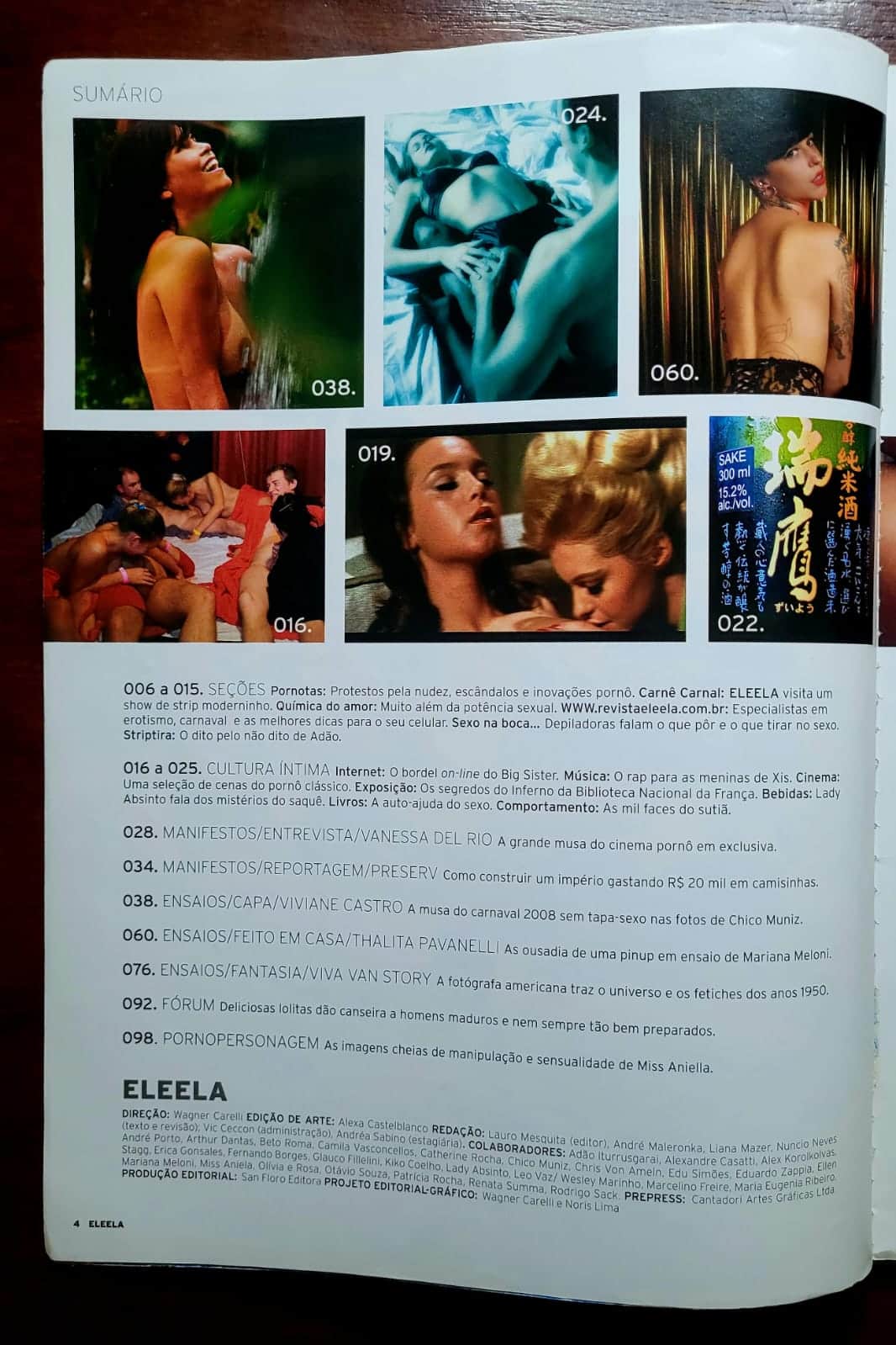 | Casa do Colecionador Revista Ele Ela Nº 434 | Março 2008 | Viviane Castro | Musa do Tapa-Sexo | Manchete Editora