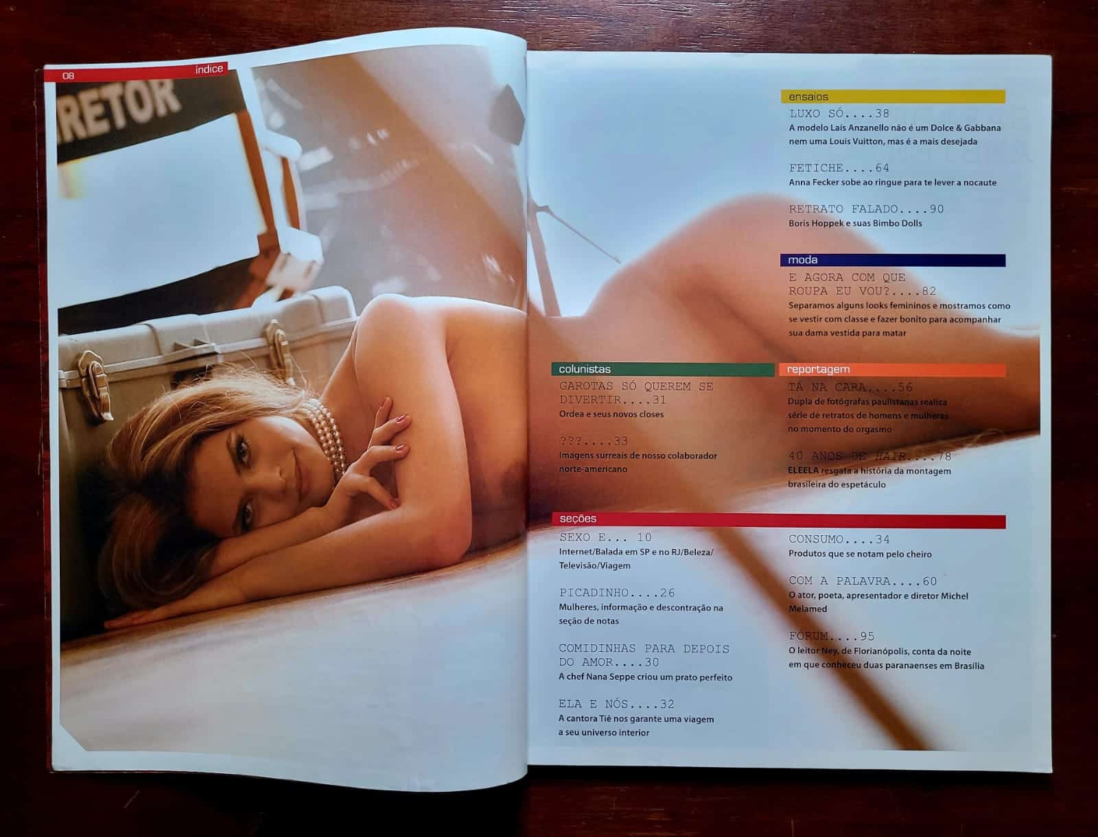 | Casa do Colecionador Revista Ele Ela Nº 446 | Maio 2009 | Laís Anzanello | Edição de 40 Anos | Manchete Editora