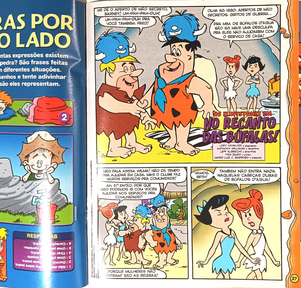 | Casa do Colecionador Revista Recreio nº 173, Os Flintstones. Abril – 2003