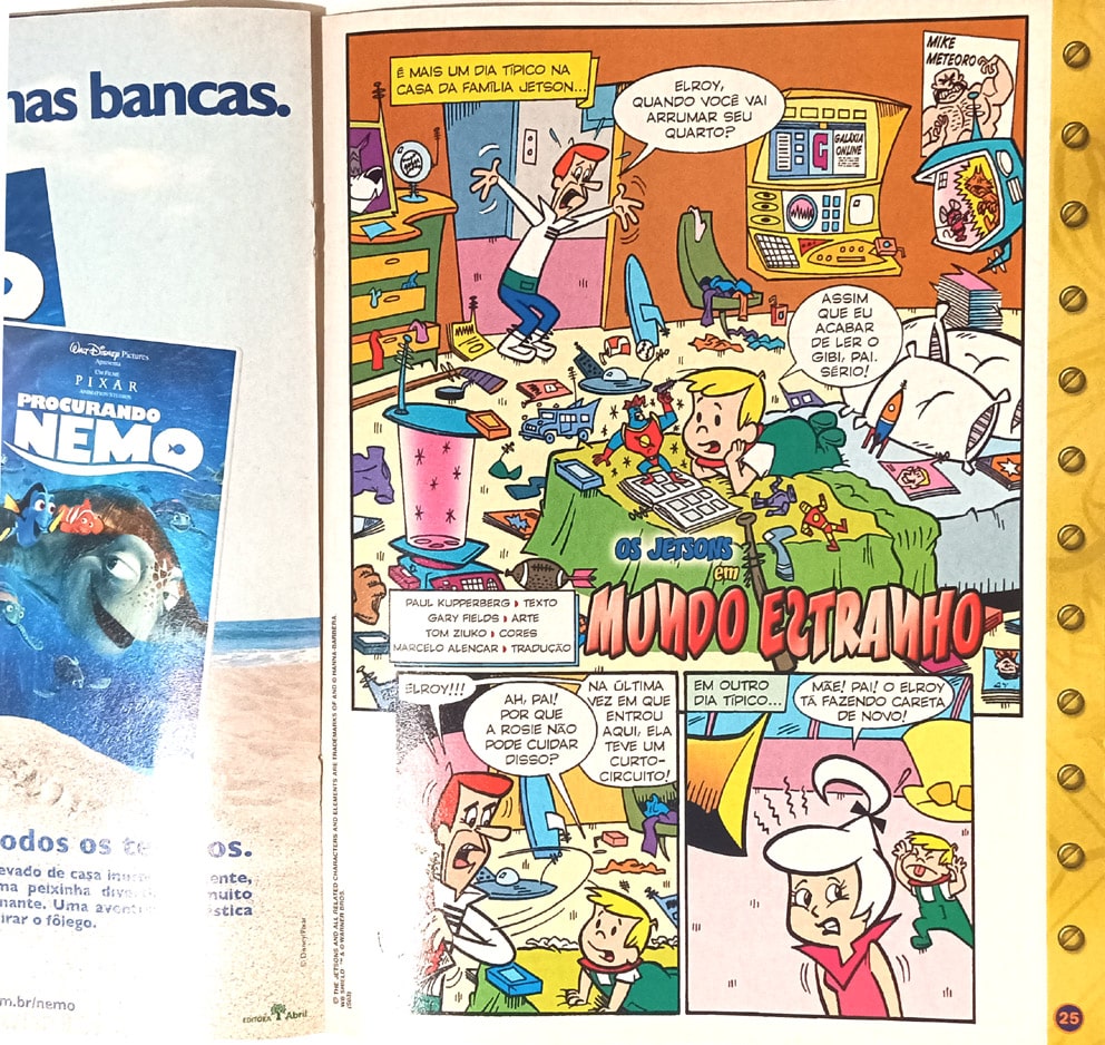 | Casa do Colecionador Revista Recreio nº 199, Os Jetsons. Abril – 2004.