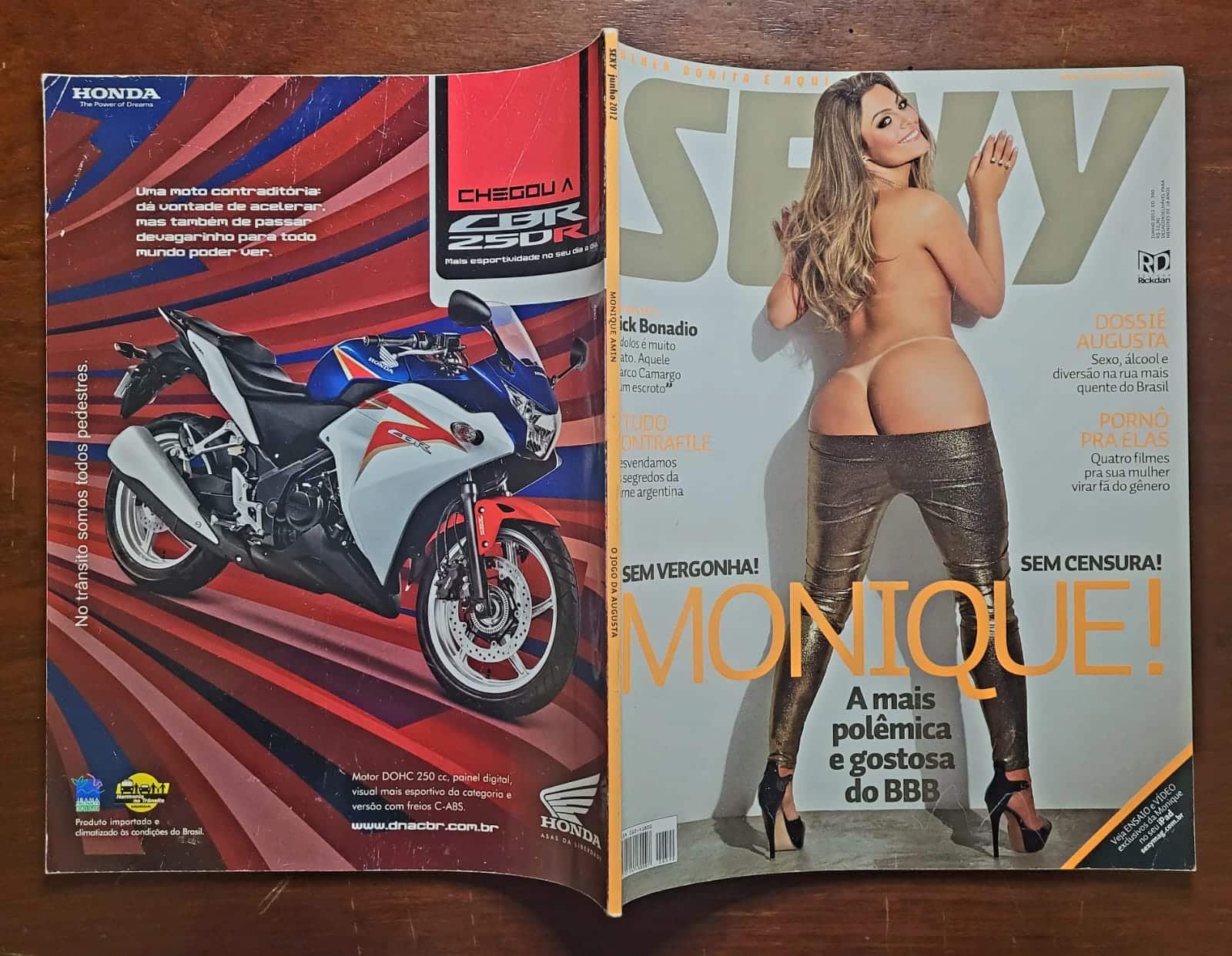 | Casa do Colecionador Revista Sexy Nº 390 | Junho 2012 | Monique Amin | A Polêmica do BBB 12 | Sem Censura