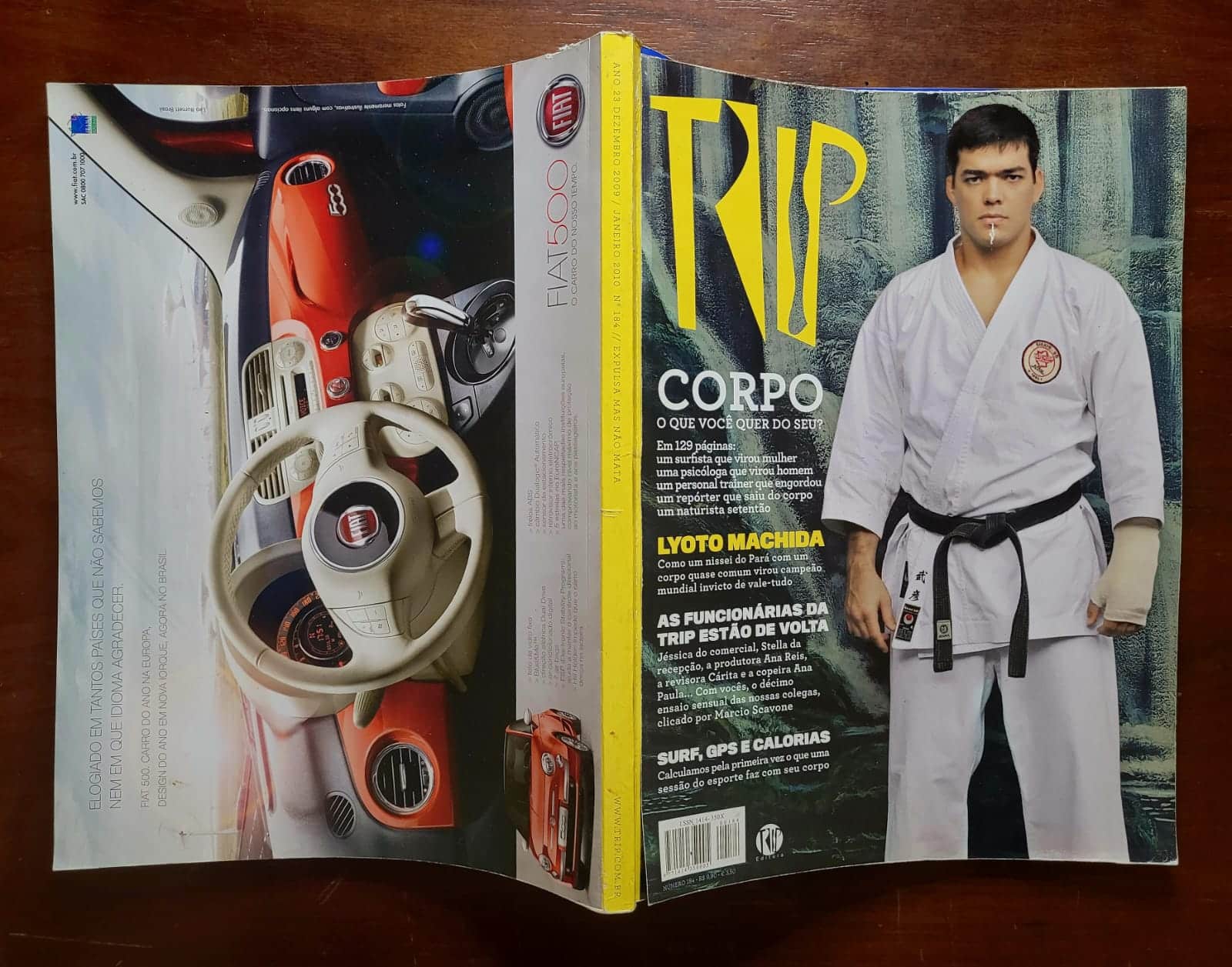 | Casa do Colecionador Revista Trip Nº 184 | Dez 2009/Jan 2010 | Lyoto Machida | Campeão UFC Meio-Pesados | Edição Especial Corpo | Trip Girls 10ª Ed