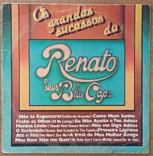 Só a capa do vinil lp Renato e seus Blue caps Grandes sucessos.