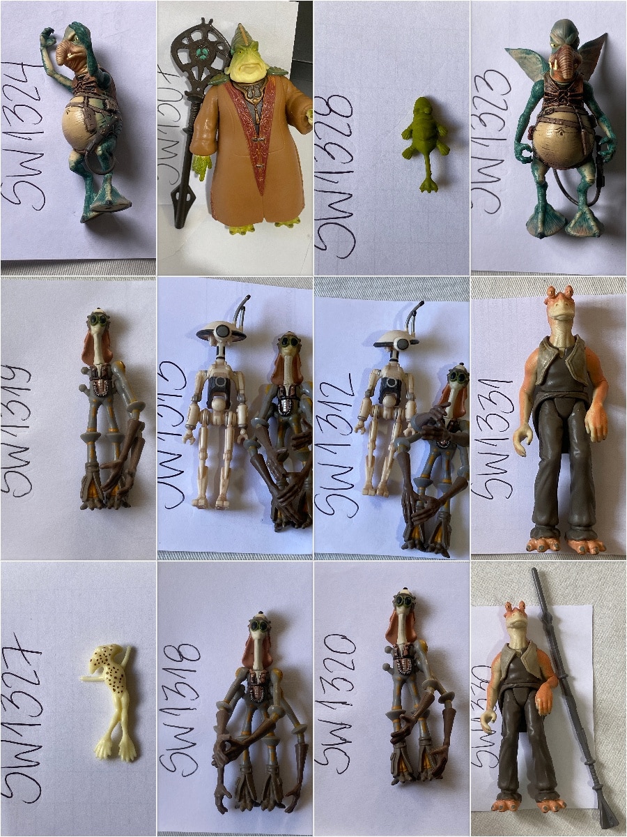 | Casa do Colecionador Star Wars - Episode I: The Phantom Menace | 68 Itens Avulsos | Hasbro/Kenner 1998-2000