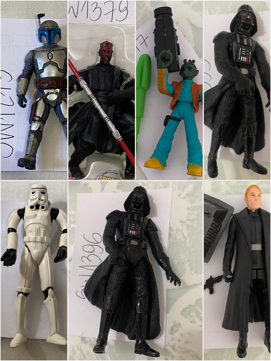 | Casa do Colecionador Star Wars para Revendedor -Linhas Diversas | 47 Itens Avulsos | Hasbro/Kenner/Galoob | 1980-2020