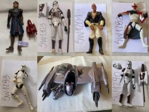 Star Wars para Revendedor - The Clone Wars | 16 Itens Avulsos | Hasbro 2003-2012