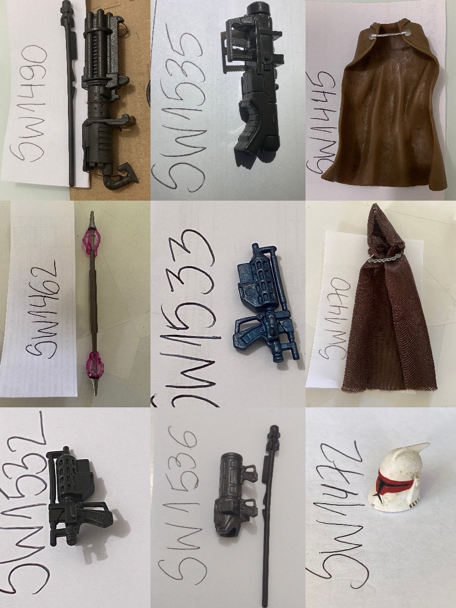 | Casa do Colecionador Star Wars para Revendedor - The Clone Wars | 16 Itens Avulsos | Hasbro 2003-2012