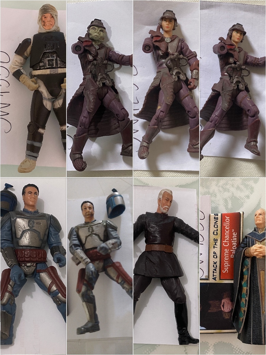 | Casa do Colecionador Star Wars - Saga Series 2002–2004 | 42 Itens Avulsos | Hasbro