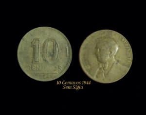 10 Centavos 1944 Sem Sigla Sku 0099