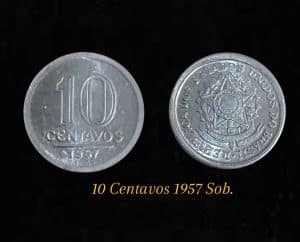 10 Centavos 1957 Sku 0084