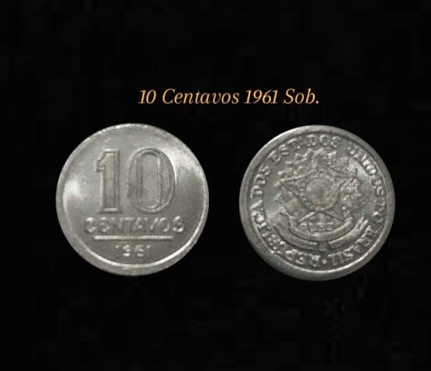 | Casa do Colecionador 10 Centavos 1961 Sob Sku 0063