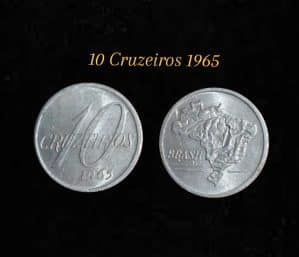 10 Cruzeiros 1965 Sku 0085