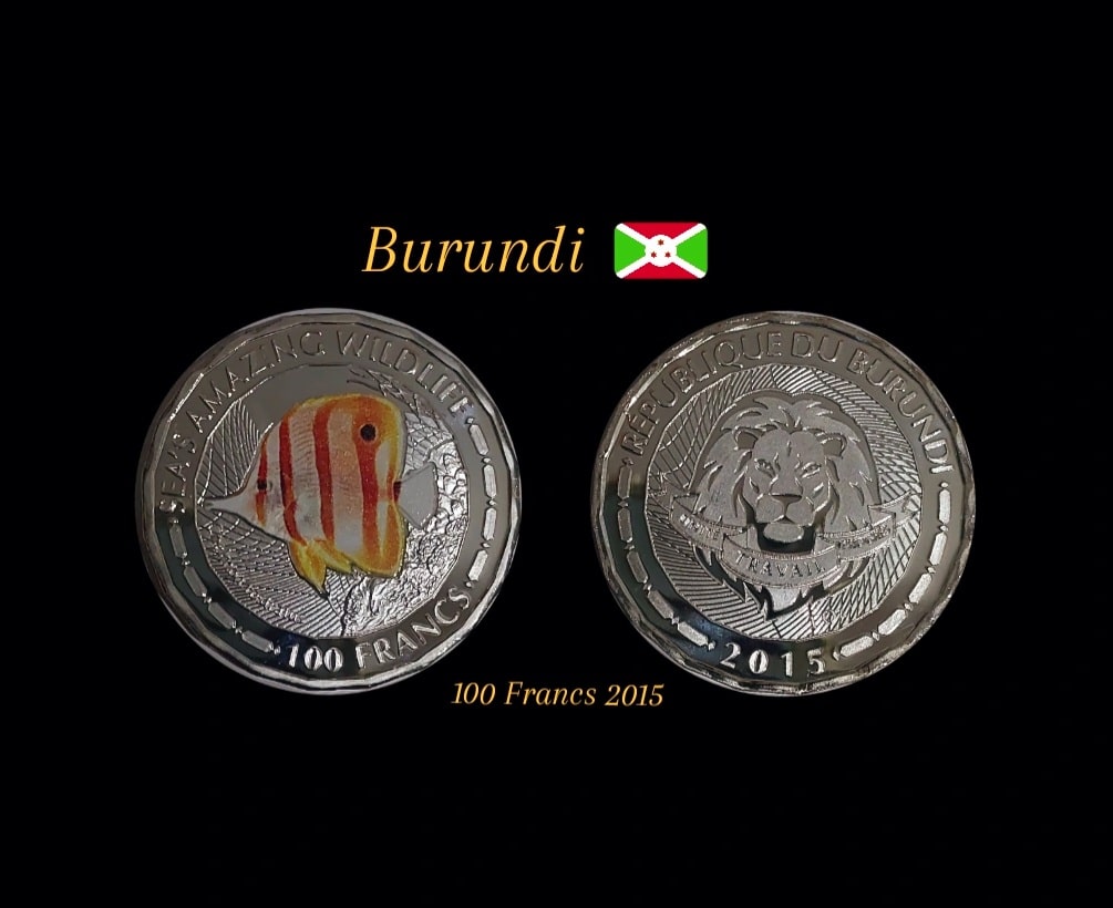 | Casa do Colecionador 100 Francs 2015 FC Burundi Sku 0119