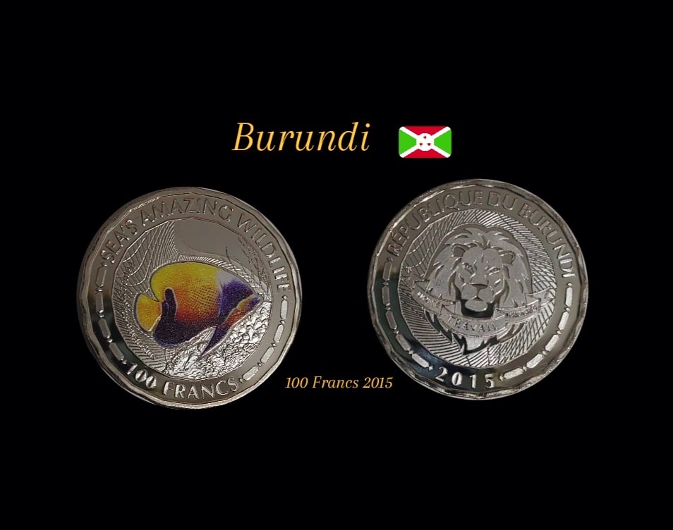 | Casa do Colecionador 100 Francs 2015 FC Burundi Sku 0122