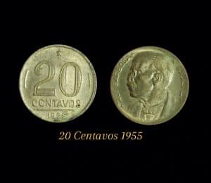 20 Centavos 1955 Sku 0095