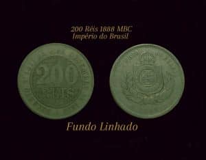 200 Réis 1888 MBC Sku 0091