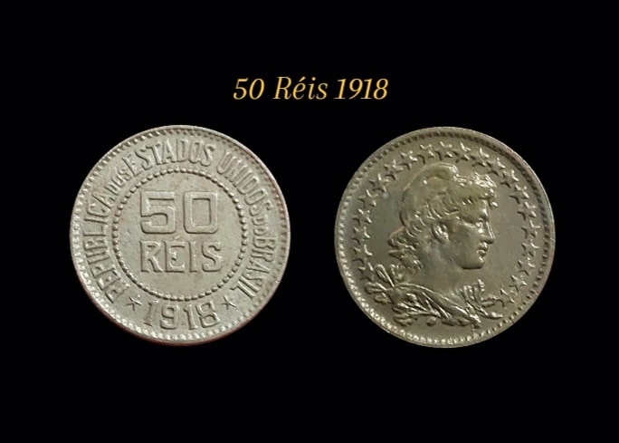 | Casa do Colecionador 50 Réis 1918 Sku 0126