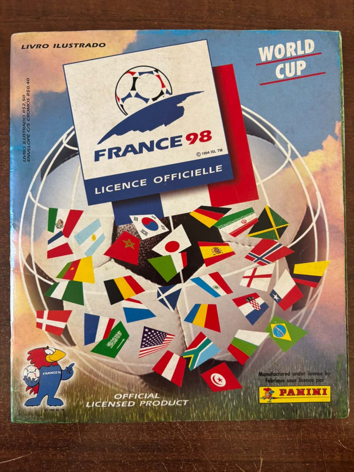 | Casa do Colecionador Álbum copa do mundo 1998 ( completo)