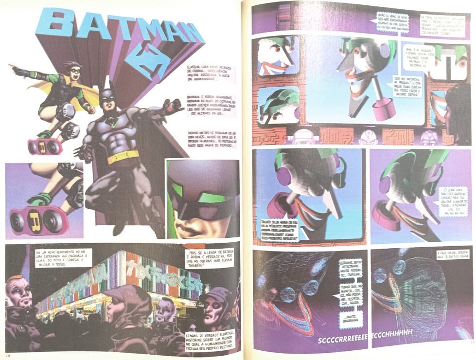 | Casa do Colecionador Batman - Digital Justice, Graphic Álbum n° 2. Abril – 1990.