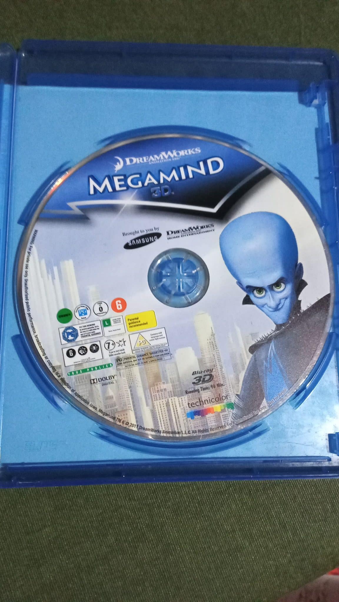 | Casa do Colecionador Blu-ray 3D Megamind acompanha óculos 3D
