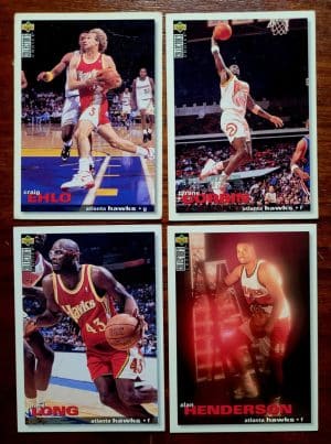 Card Basquete - Upper Deck Collector's Choice 1995 - Atlanta Hawks