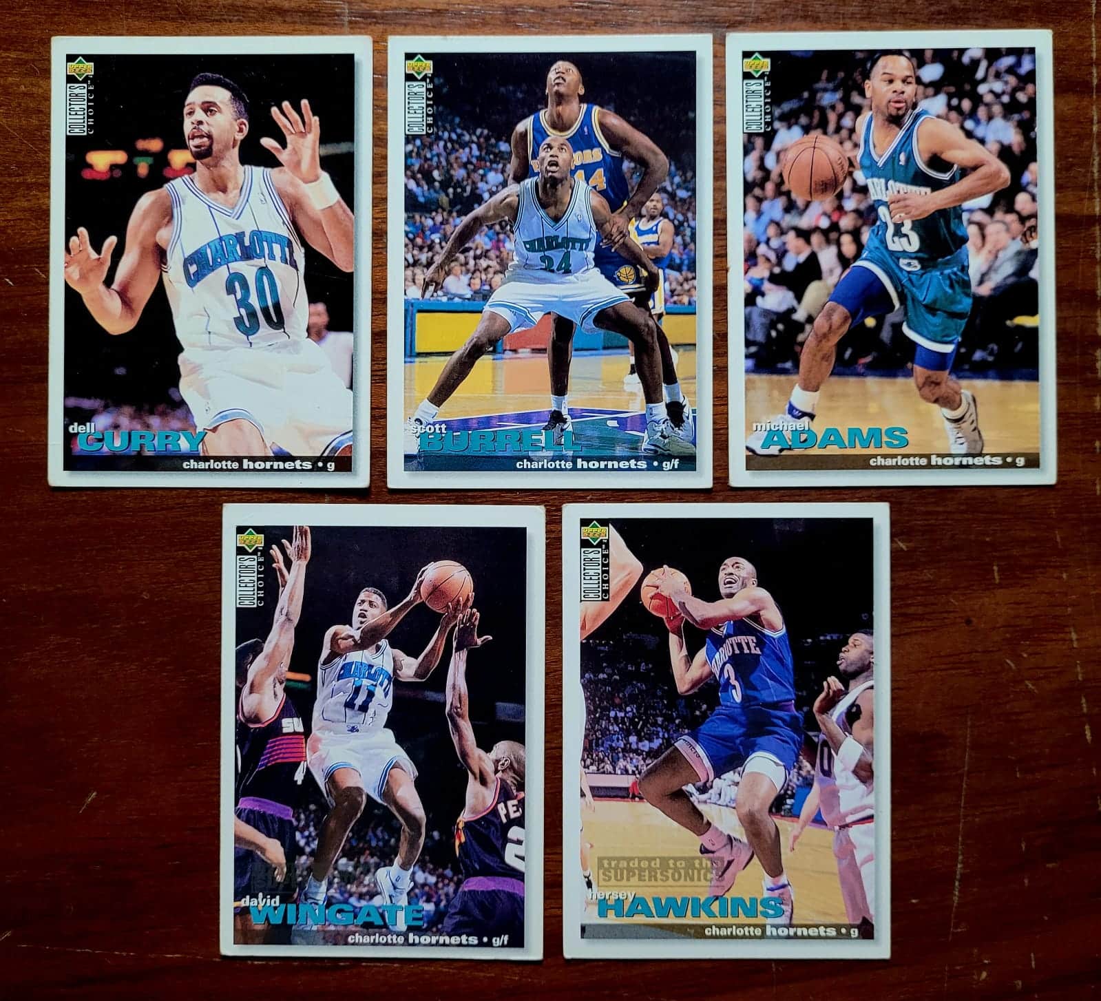 | Casa do Colecionador Card Basquete - Upper Deck Collector's Choice 1995 - Charlotte Hornets