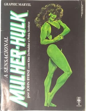 Graphic Marvel n° 4. A Sensacional Mulher-Hulk. Abril – 1990. HQ/Gibi antigo.