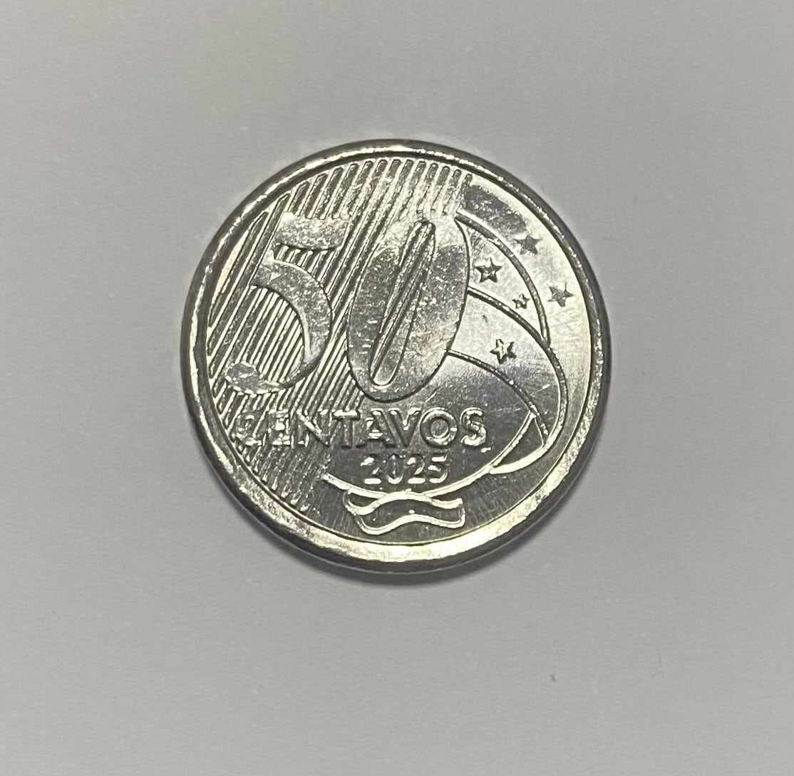 | Casa do Colecionador Lançamento moeda avulsa de 50 centavos 2025