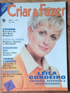 Lc28. Revista Criar e fazer 1 ed Press. Leila Cordeiro Brigadeiros.
