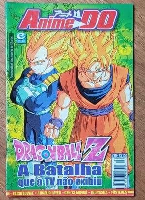 Lg20. Revista Anime Do 20 Escala. Dragon Ball Z. Cards e poster.