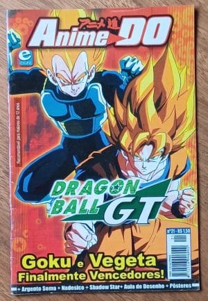 Lg20. Revista Anime Do 21 Escala. Dragon Ball GT goku e vegeta.