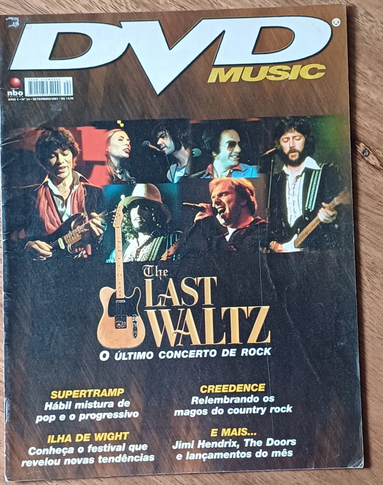 | Casa do Colecionador Lg27. Revista DVD music 24 ed NBO 2002. The last waltz Creedence.