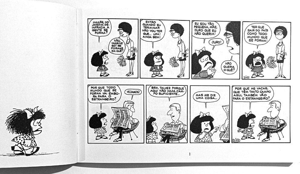 | Casa do Colecionador Mafalda, Quino nº1. Martins Fontes – 2010.