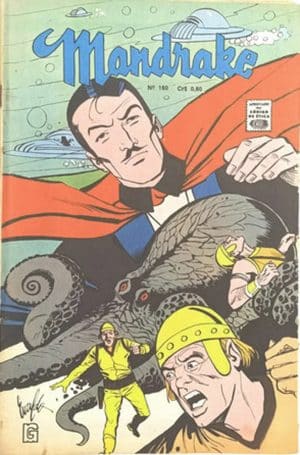 Mandrake #180 RGE 1971. HQ/Gibi antigo