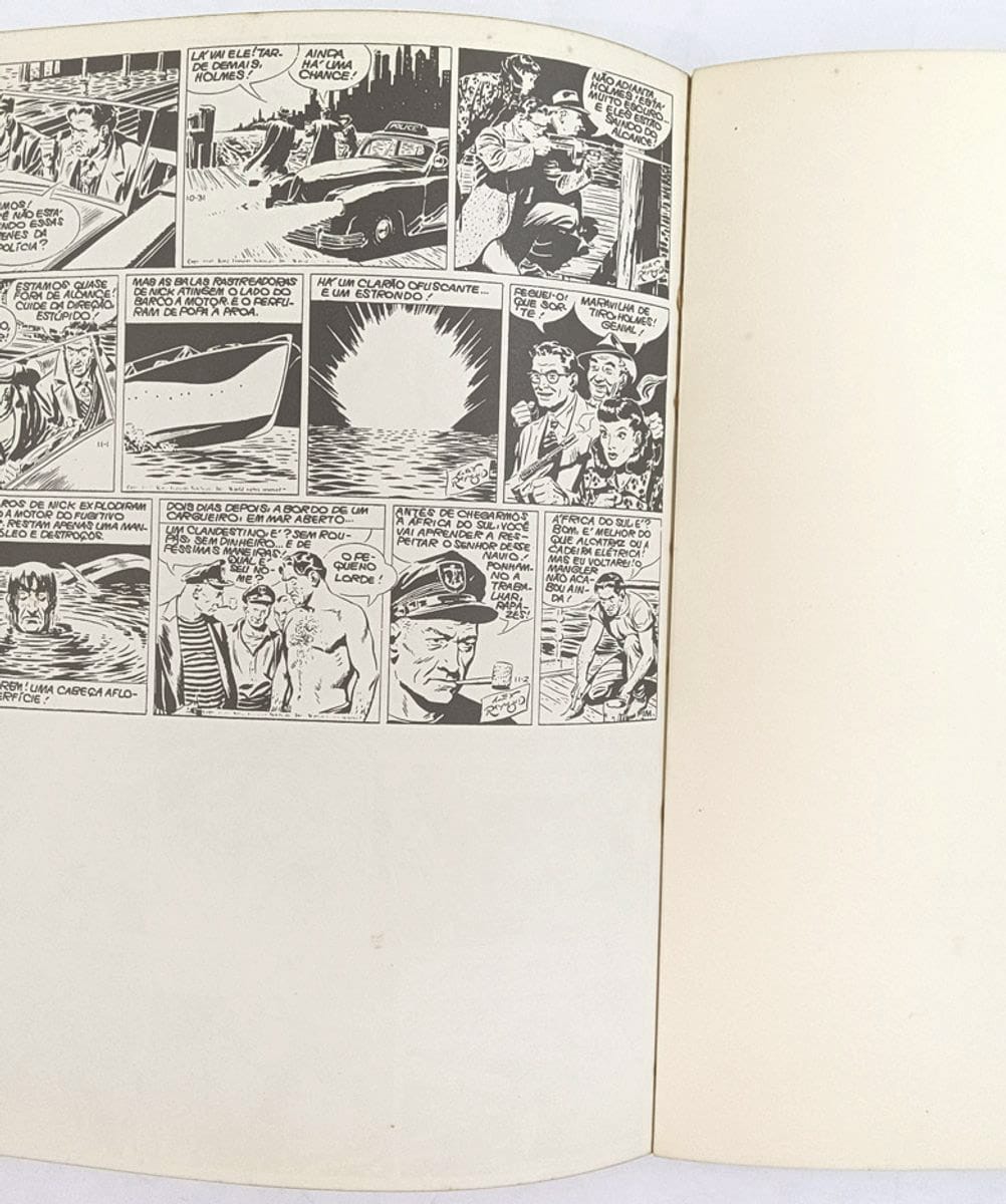 | Casa do Colecionador Nick Holmes #1 L&PM 1984. HQ/Gibi antigo