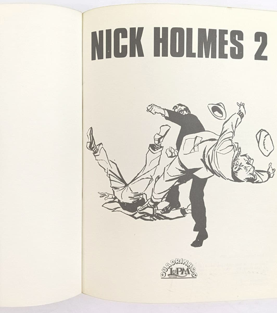 | Casa do Colecionador Nick Holmes #2 L&PM 1989. HQ/Gibi antigo