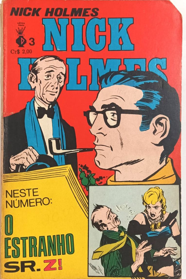 | Casa do Colecionador Nick Holmes #3 Trieste 1972. HQ/Gibi antigo/Formatinho