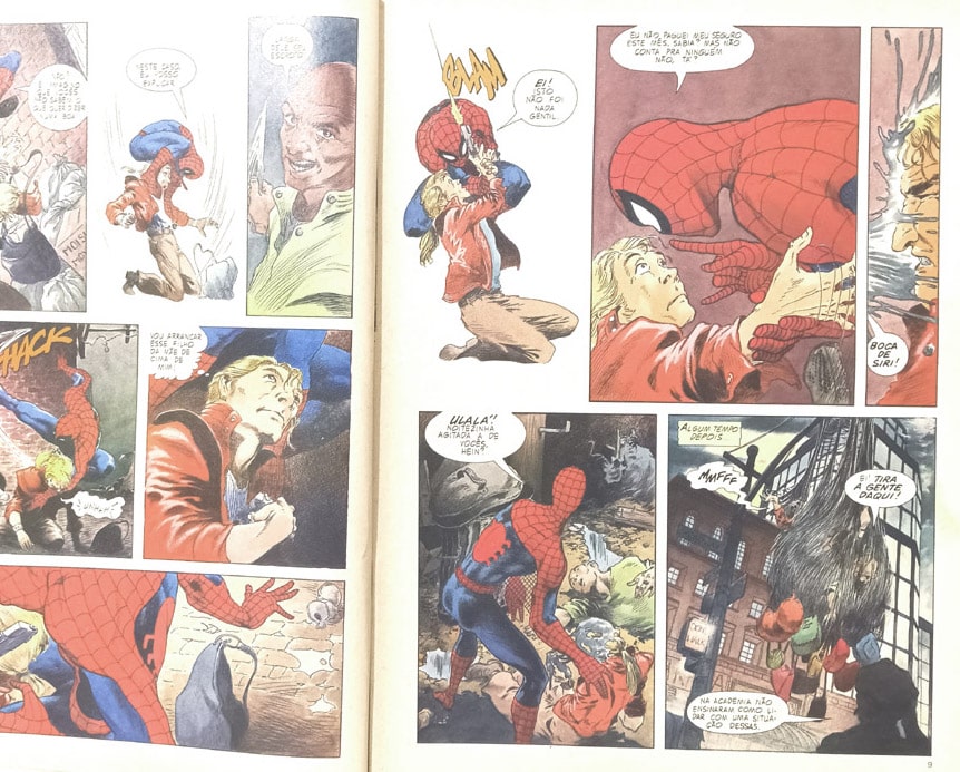| Casa do Colecionador O Homem-Aranha: Espíritos da Terra. Graphic Marvel n° 10. Abril – 1991