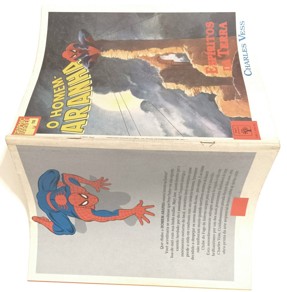 | Casa do Colecionador O Homem-Aranha: Espíritos da Terra. Graphic Marvel n° 10. Abril – 1991