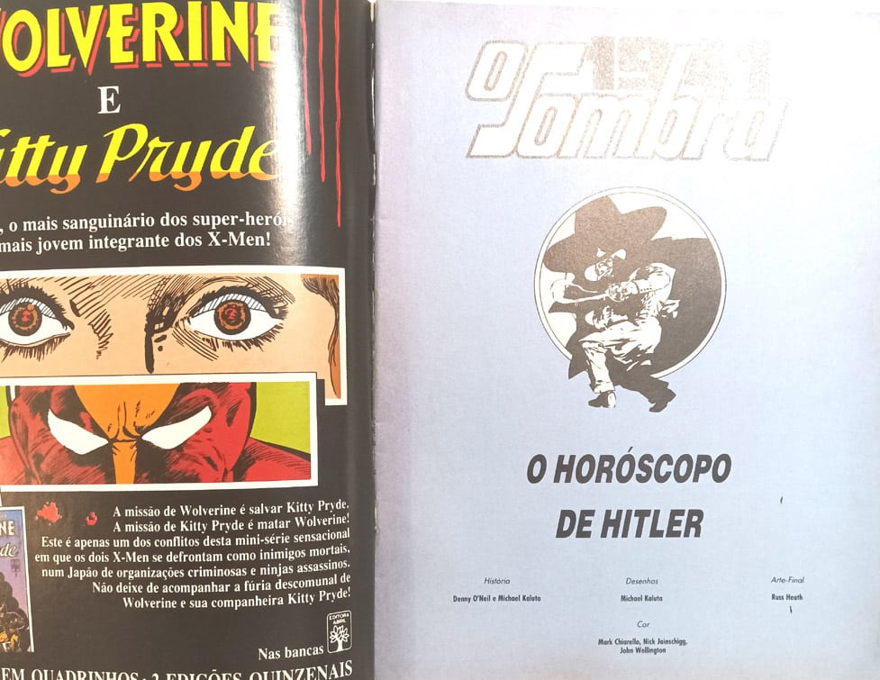 | Casa do Colecionador O Sombra 1941. Graphic Novel n° 16. Abril – 1989.
